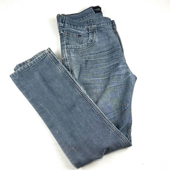 G-Star Raw Denim Jeans (GS3301) Y2K Embroidered Pockets Mens 34 x 33 Read - Picture 1 of 12
